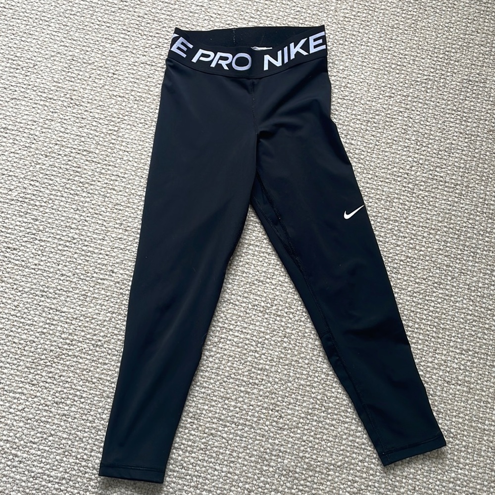 Nike Pro, Black Leggings, cut offs